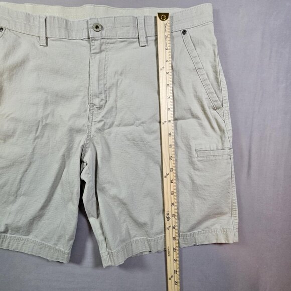 Weatherproof Vintage Cargo Shorts Mens 40 Performance Stretch 9" Inseam Khaki - Picture 7 of 10